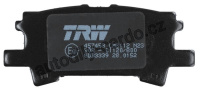 Sada brzdových destiček TRW GDB3339 - LEXUS RX300 03- , RX 05/03-