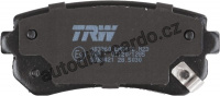 Sada brzdových destiček TRW GDB3421 - KIA RIO II 05-