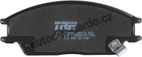 Sada brzdových destiček TRW GDB893 - HYUNDAI PONY, ACCENT