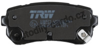 Sada brzdových destiček TRW GDB3641