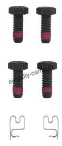 Sada brzdových destiček TRW GDB1314 - VOLVO S40, V40