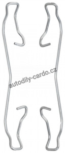 Sada brzdových destiček TRW GDB1468 - RENAULT LAGUNA