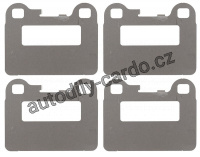 Sada brzdových destiček TRW GDB1457