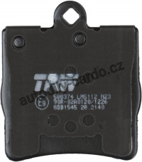 Sada brzdových destiček TRW GDB1545 - MERCEDES W203 C