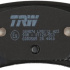 Sada brzdových destiček TRW (GDB3585)