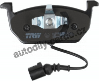 Sada brzdových destiček TRW GDB2080