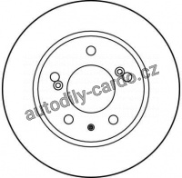 Brzdový kotouč TRW DF1109 - FIAT Brzdový kotouč TRW DF1109 - FIAT