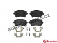 Sada brzdových destiček BREMBO P85076 - AUDI, VW Sada brzdových destiček BREMBO P85076 - AUDI, VW