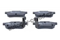 Sada brzdových destiček ATE 13.0460-5998 (AT 605998) - HONDA, ROVER