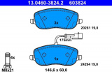 Sada brzdových destiček ATE 13.0460-3824 (AT 603824) - FIAT Sada brzdových destiček ATE 13.0460-3824 (AT 603824) - FIAT