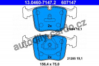 Sada brzdových destiček ATE 13.0460-7147 (AT 607147) - BMW Sada brzdových destiček ATE 13.0460-7147 (AT 607147) - BMW