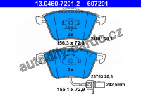 Sada brzdových destiček ATE 13.0460-7201 (AT 607201)
