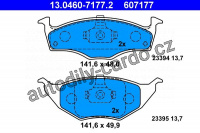 Sada brzdových destiček ATE 13.0460-7177 (AT 607177) - VW Sada brzdových destiček ATE 13.0460-7177 (AT 607177) - VW