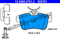 Sada brzdových destiček ATE 13.0460-2761 (AT 602761)