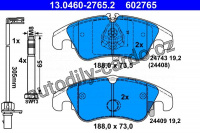 Sada brzdových destiček ATE 13.0460-2765 (AT 602765)