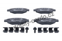 Sada brzdových destiček ATE 13.0460-3829 (AT 603829) - CITROËN, PEUGEOT