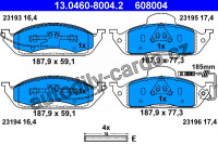 Sada brzdových destiček ATE 13.0460-8004 (AT 608004) - MERCEDES-BENZ