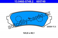 Sada brzdových destiček ATE 13.0460-5749 (AT 605749)