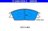 Sada brzdových destiček ATE 13.0460-5936 (AT 605936) - HYUNDAI Sada brzdových destiček ATE 13.0460-5936 (AT 605936) - HYUNDAI
