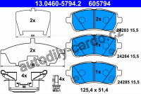 Sada brzdových destiček ATE 13.0460-5794 (AT 605794)
