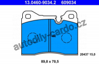 Sada brzdových destiček ATE 13.0460-9034 (AT 609034) - ALFA ROMEO