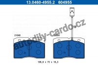 Sada brzdových destiček ATE 13.0460-4955 (AT 604955) - IVECO