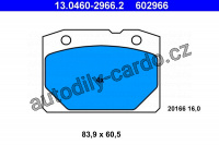 Sada brzdových destiček ATE 13.0460-2966 (AT 602966) - LADA