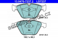 Sada brzdových destiček ATE Ceramic 13.0470-7237 (AT LD7237) - BMW