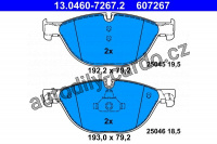 Sada brzdových destiček ATE 13.0460-7267 (AT 607267)