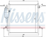 Chladič klimatizace NISSENS 940068 Chladič klimatizace NISSENS 940068