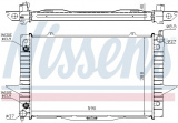 Chladič motoru NISSENS 65548A Chladič motoru NISSENS 65548A