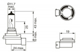 Autožárovka BOSCH (BO 1987302081) 12V 35W H8 PURE LIGHT