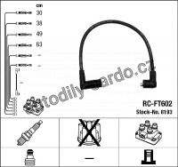Sada kabelů pro zapalování NGK RC-FT602 - FIAT