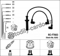 Sada kabelů pro zapalování NGK RC-FT603 - FIAT, LANCIA Sada kabelů pro zapalování NGK RC-FT603 - FIAT, LANCIA