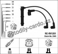 Sada kabelů pro zapalování NGK RC-RV1201 - LAND ROVER