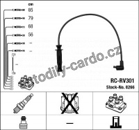 Sada kabelů pro zapalování NGK RC-RV301 - ROVER