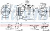 Kompresor klimatizace NISSENS 890115 Kompresor klimatizace NISSENS 890115