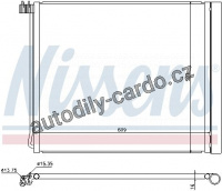 Chladič klimatizace NISSENS 940339 Chladič klimatizace NISSENS 940339