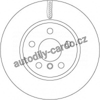 Brzdový kotouč TRW DF6757