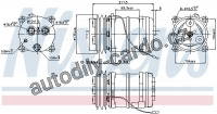 Kompresor klimatizace NISSENS 899914 Kompresor klimatizace NISSENS 899914