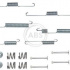 Sada příslušenství, Brzdové čelisti A.B.S. (0824Q)
