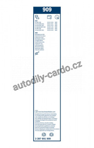 Sada stěračů BOSCH (BO 3397001909) - 550mm + 550mm Sada stěračů BOSCH (BO 3397001909) - 550mm + 550mm