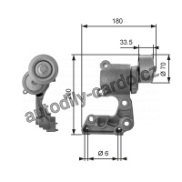 Napínací kladka GATES (GT T38410) - LEXUS Napínací kladka GATES (GT T38410) - LEXUS
