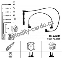 Sada kabelů pro zapalování NGK RC-AD207 - AUDI Sada kabelů pro zapalování NGK RC-AD207 - AUDI