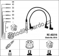 Sada kabelů pro zapalování NGK RC-AD216 - AUDI, VW