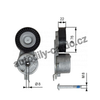 Napínací kladka, žebrovaný klínový řemen GATES (GT T39141) Napínací kladka, žebrovaný klínový řemen GATES (GT T39141)