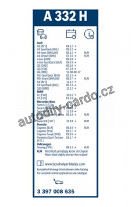 Stěrač BOSCH Aerotwin (BO 3397008635) - 330mm