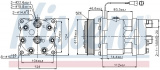 Kompresor klimatizace NISSENS 89171 Kompresor klimatizace NISSENS 89171
