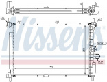 Chladič motoru NISSENS 63278A Chladič motoru NISSENS 63278A