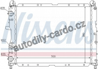 Chladič motoru NISSENS 60024 Chladič motoru NISSENS 60024